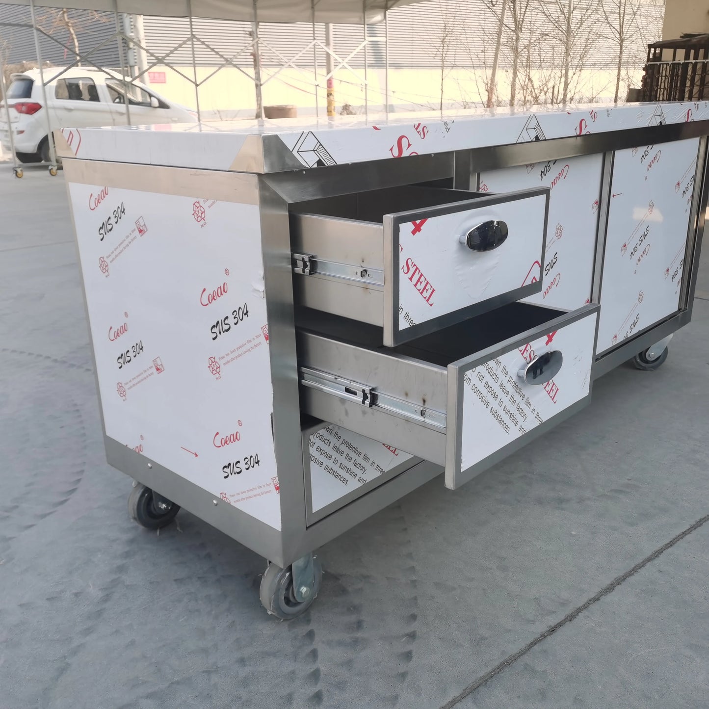 Gobbea Stainless Steel Kitchen Furniture kitchen storage cabinet / Kitchen Cabinet