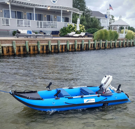 Goboat GTK370 Inflatable Boat CE PVC Outdoor Bluewater 2 Persons Carp Fishing Kayak Drifting Rowing Camping Equipment