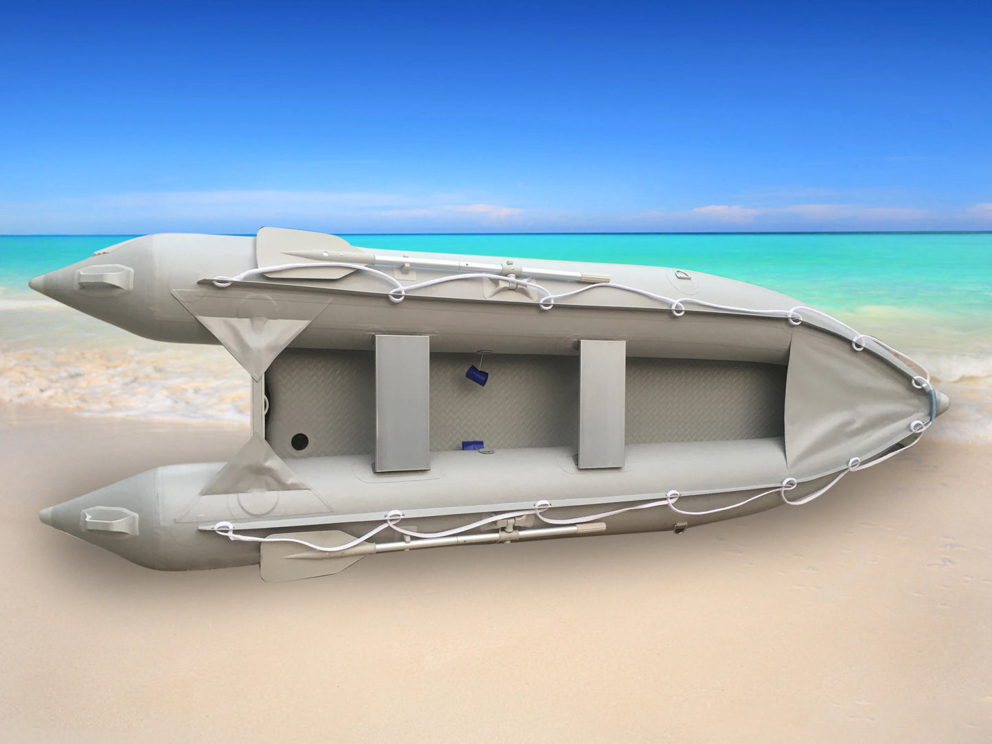 Goboat GTK370 Inflatable Boat CE PVC Outdoor Bluewater 2 Persons Carp Fishing Kayak Drifting Rowing Camping Equipment