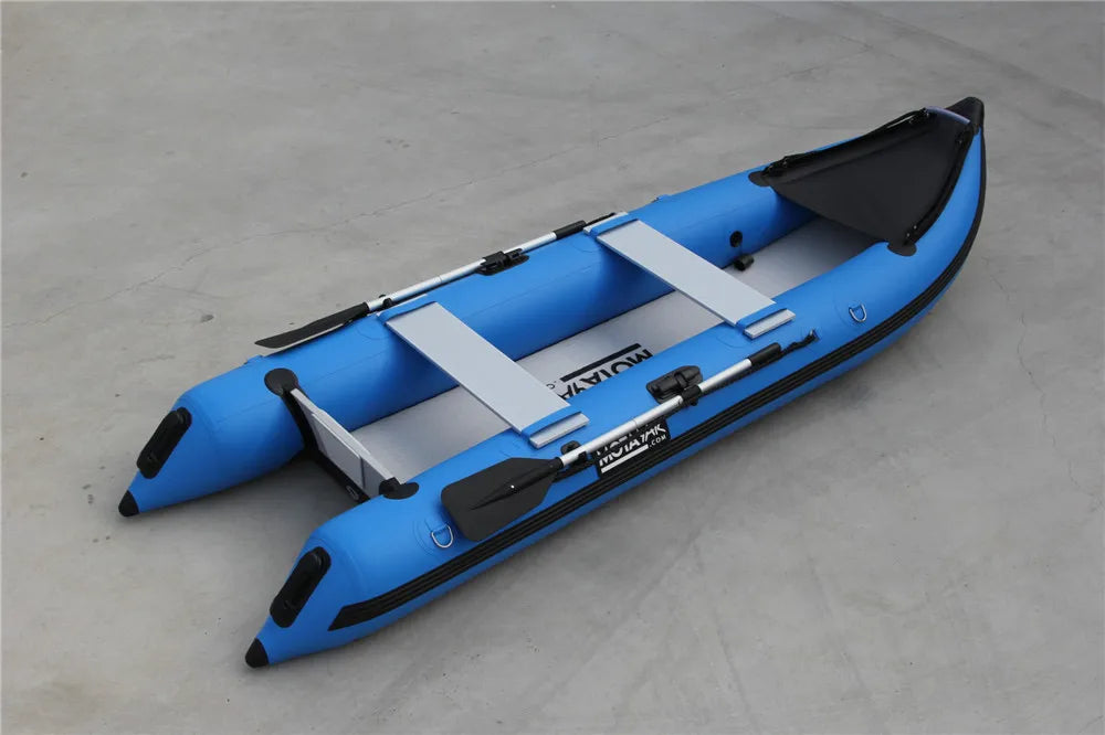 Goboat GTK370 Inflatable Boat CE PVC Outdoor Bluewater 2 Persons Carp Fishing Kayak Drifting Rowing Camping Equipment