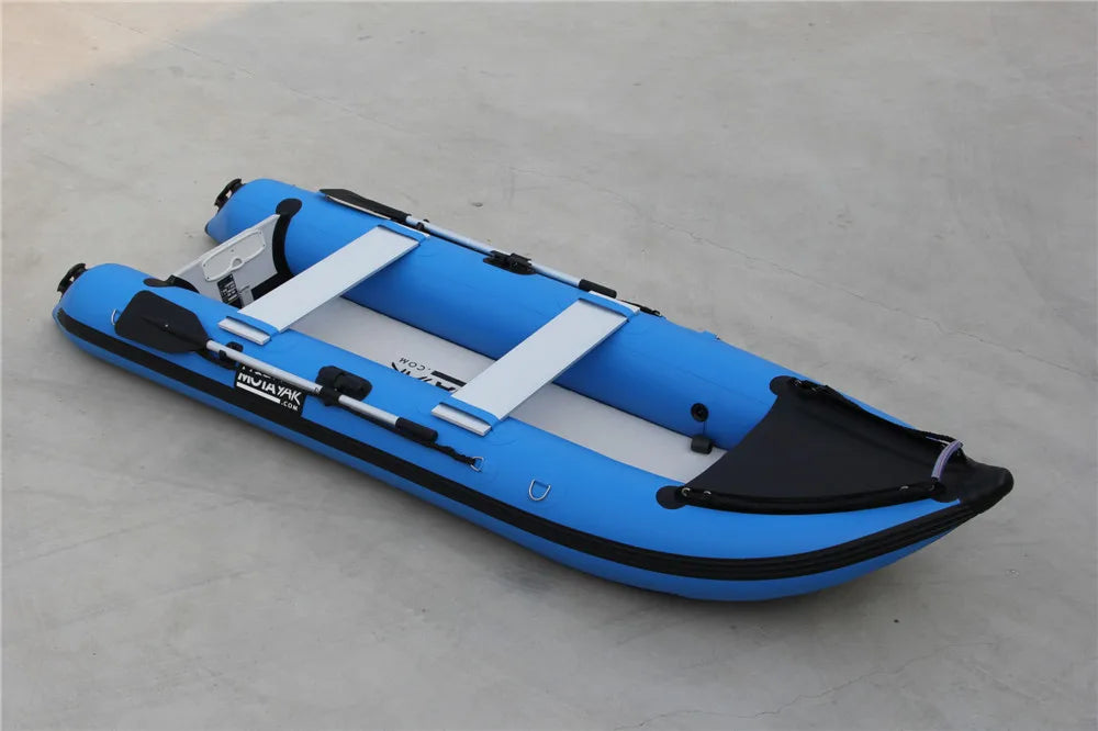 Goboat GTK370 Inflatable Boat CE PVC Outdoor Bluewater 2 Persons Carp Fishing Kayak Drifting Rowing Camping Equipment