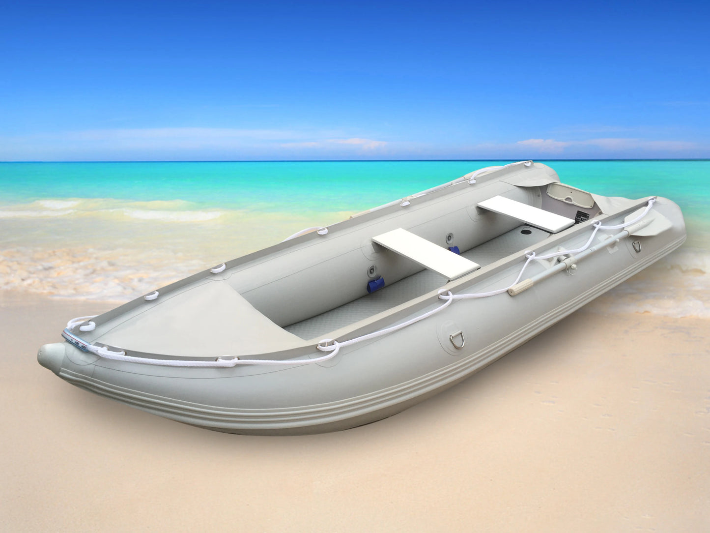 Goboat GTK370 Inflatable Boat CE PVC Outdoor Bluewater 2 Persons Carp Fishing Kayak Drifting Rowing Camping Equipment