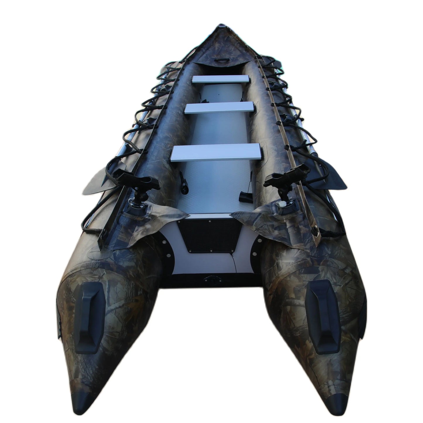 Goboat GTK470 Inflatable Boat CE Outdoor Camouflage Watercrafts 3 Persons Carp Fishing Kayak Drifting Rowing Camping Equipment