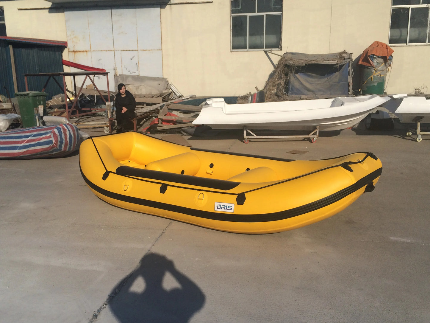 Goboat GTP360 Inflatable Boat River Raft CE PVC Drop Stitch Drifting Dinghy Outdoor Camping Entertainment Fishing Equipment