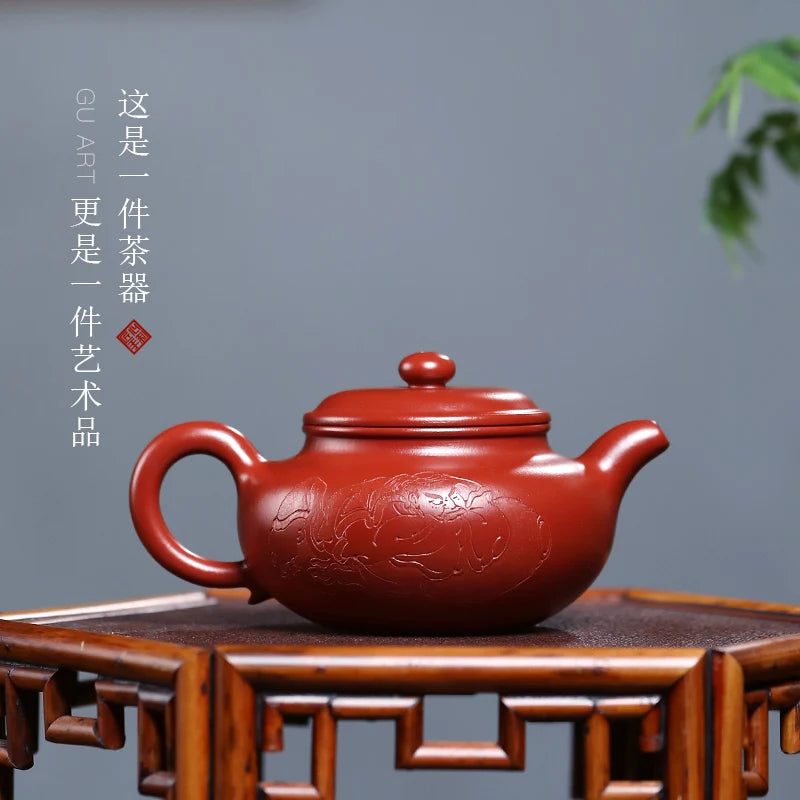 |GuYue hall are recommended pure manual teapot tea suit system of the engineering Zhang Aidi dahongpao archaize pot