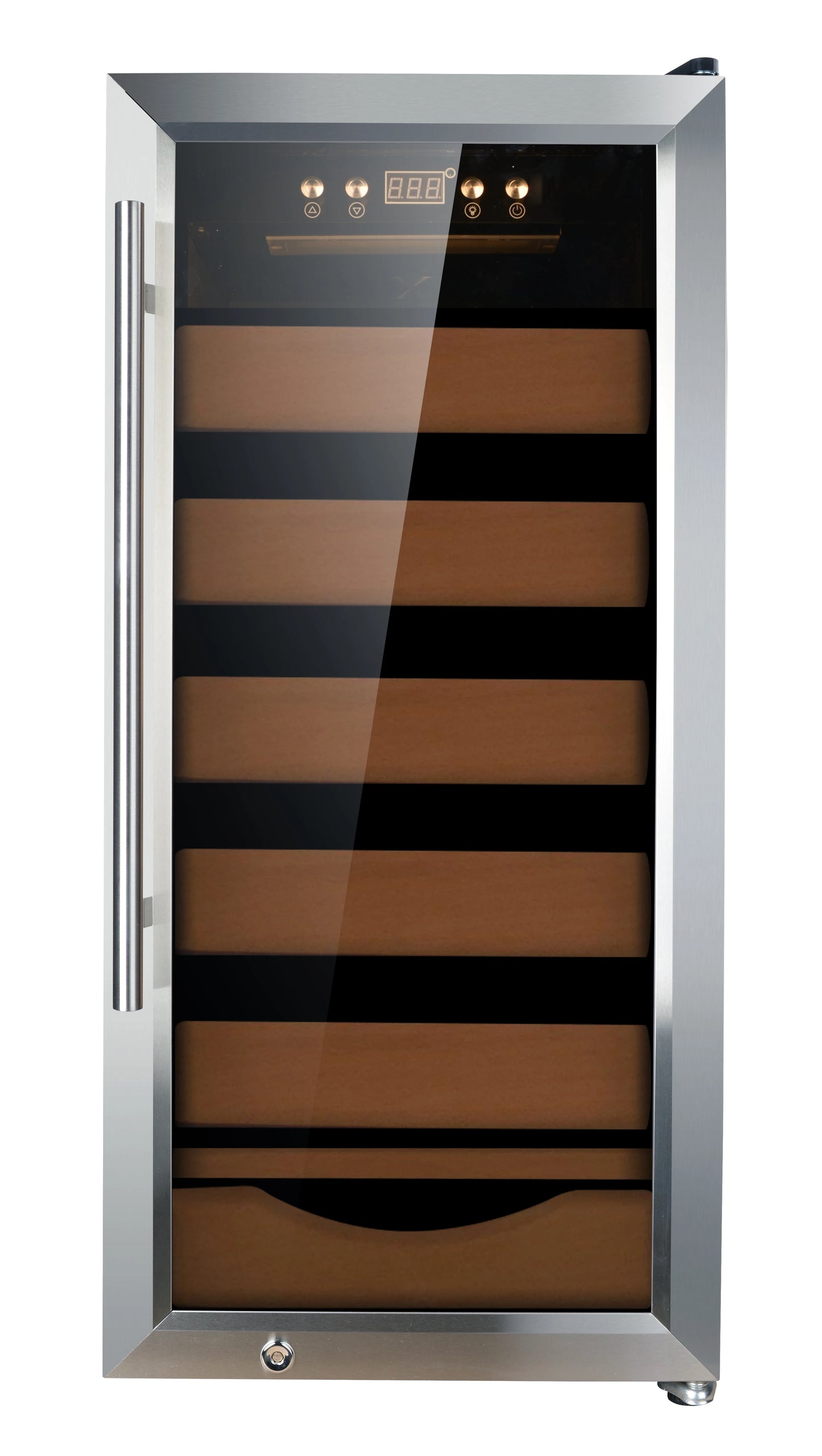 Guangdong custom luxury compressor cooling digital display electric cigar humidors