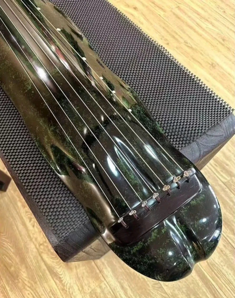 Guqin Banana leaf type green Professional performance Old Chinese fir material China stringed instruments