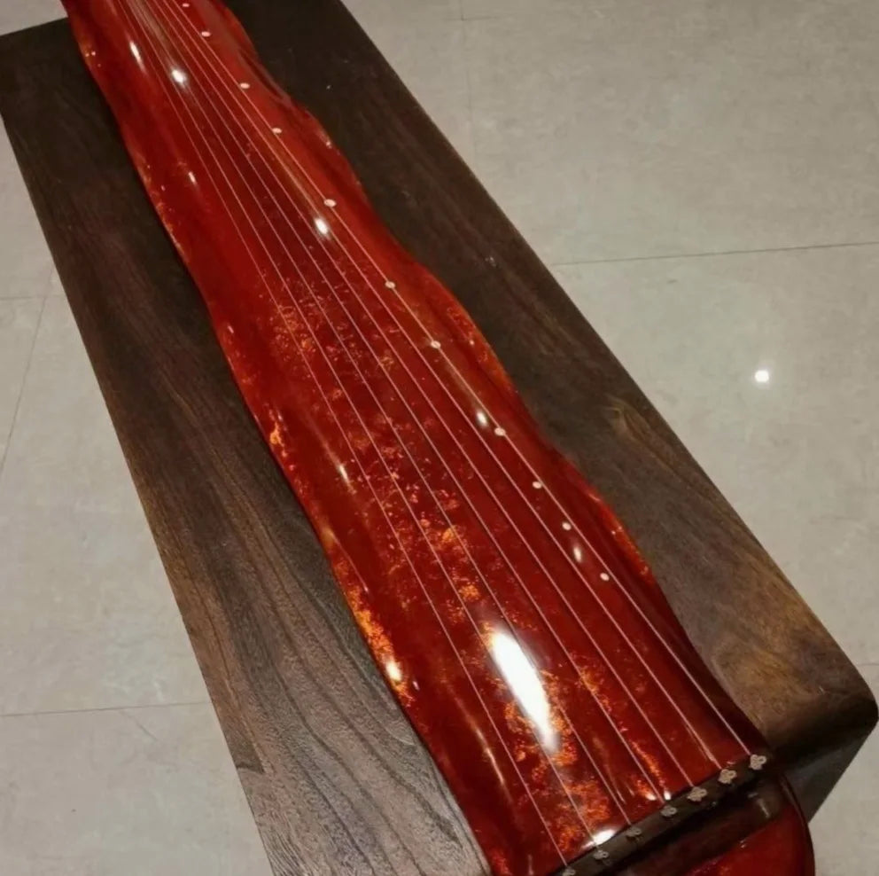 Guqin Banana leaf type green Professional performance Old Chinese fir material China stringed instruments