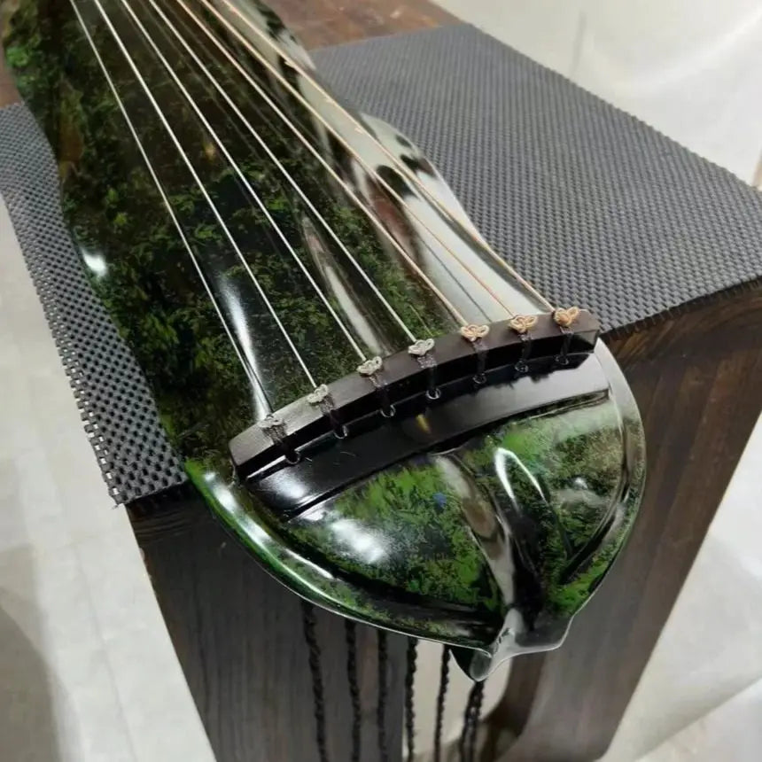 Guqin Banana leaf type green Professional performance Old Chinese fir material China stringed instruments