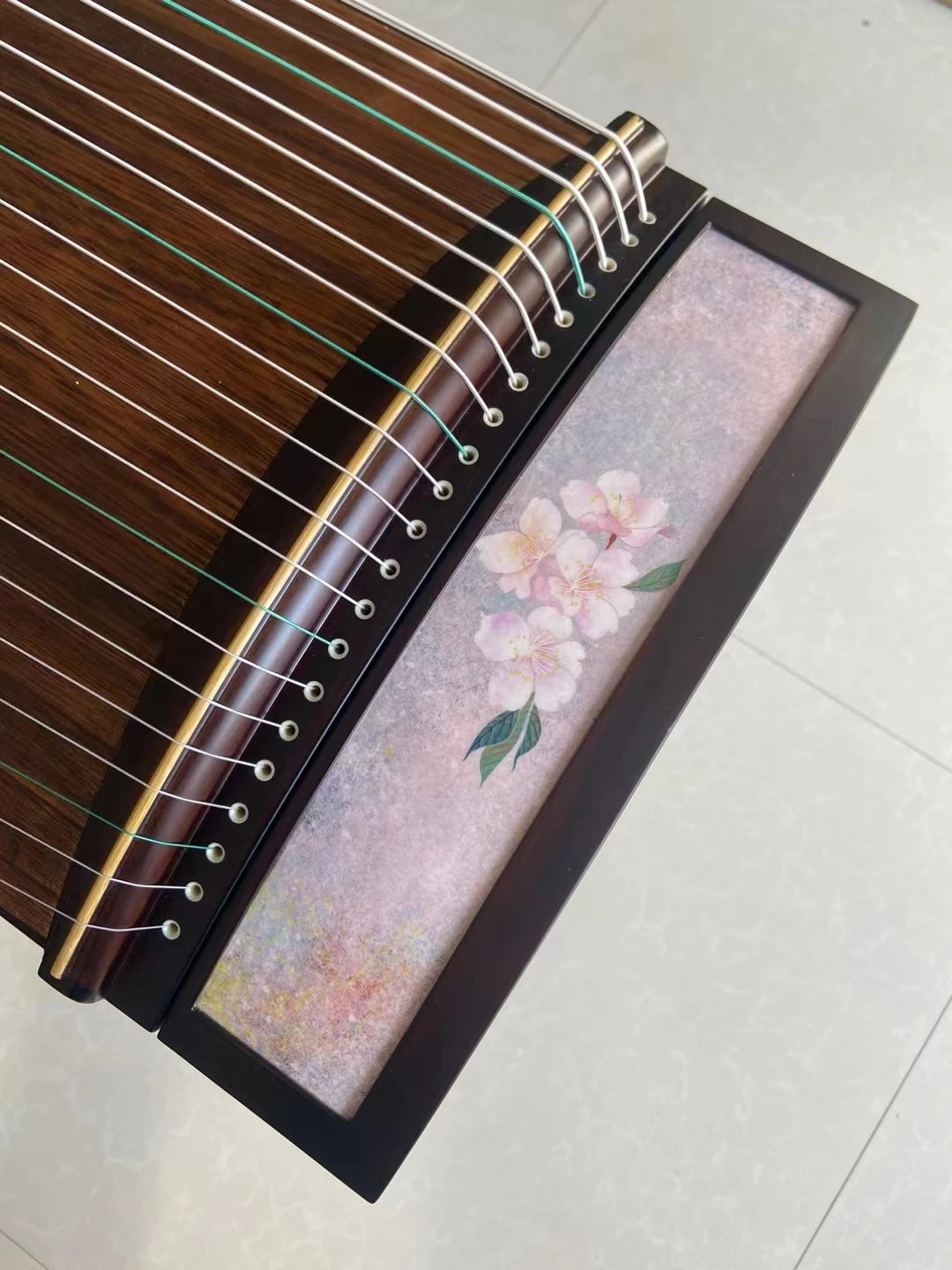 Guzheng 135CM Flower pattern 21 string Chinese stringed instruments