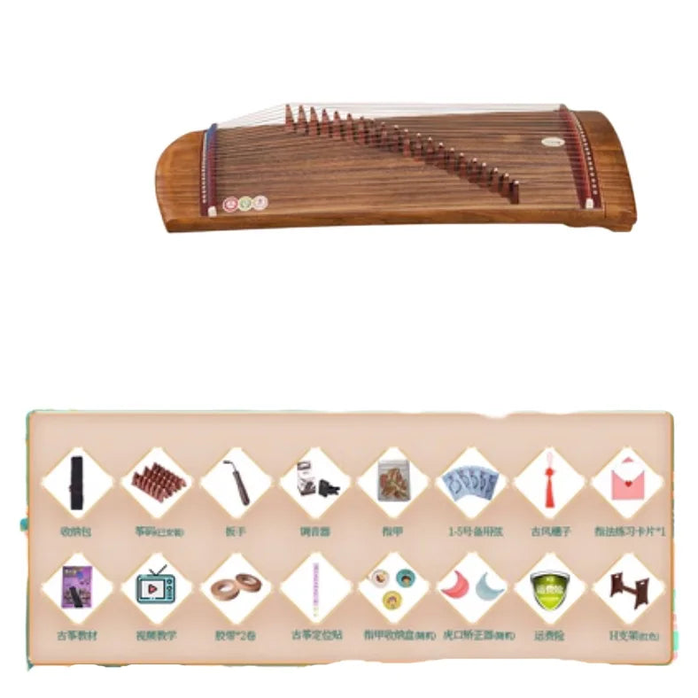 Guzheng 1M 21 String Chinese string instrument