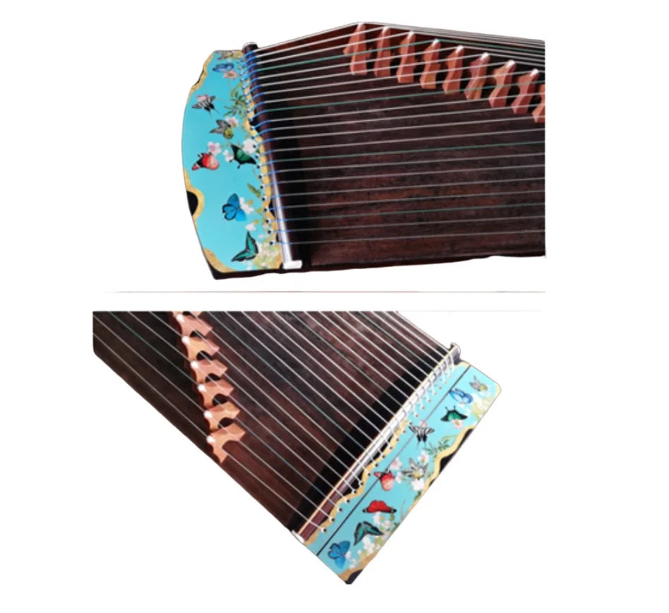 Guzheng 1M Butterfly pattern Professional performance Chinese stringed instruments