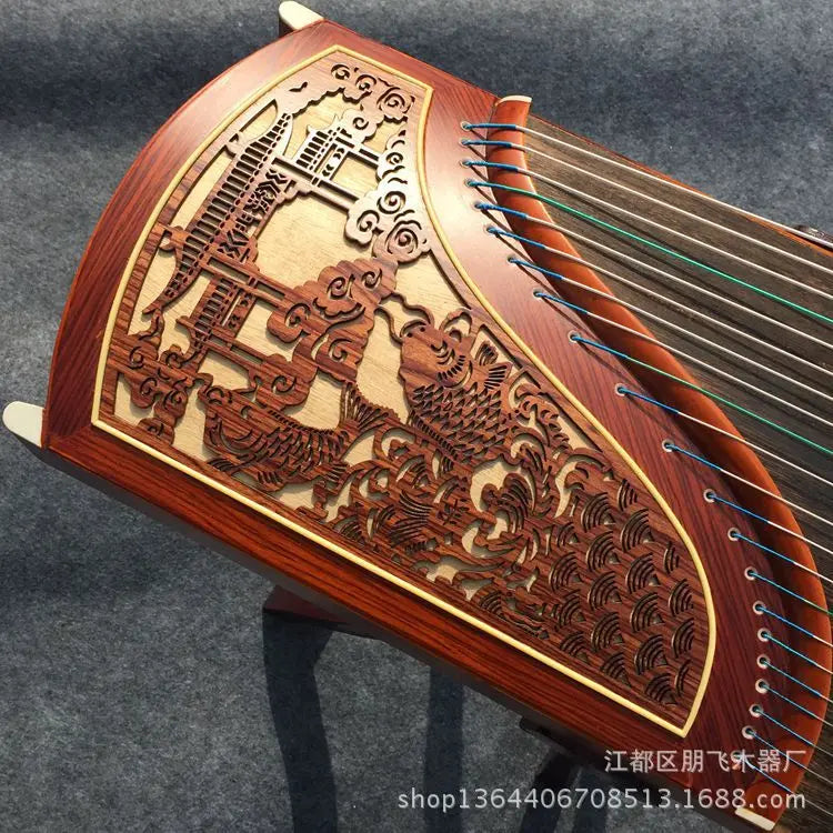 Guzheng, sandalwood window grilles professional performance grade guzheng instrumentos musicales