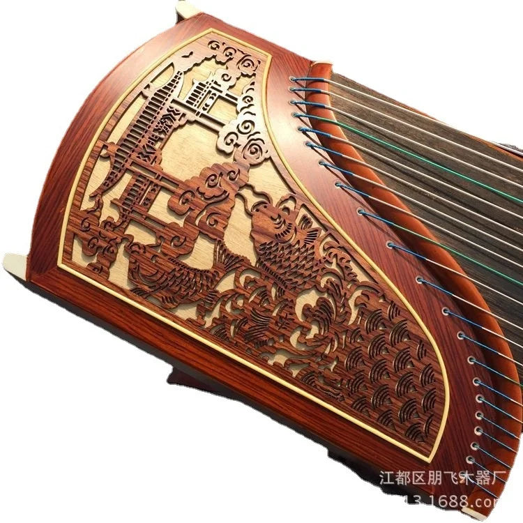 Guzheng, sandalwood window grilles professional performance grade guzheng instrumentos musicales