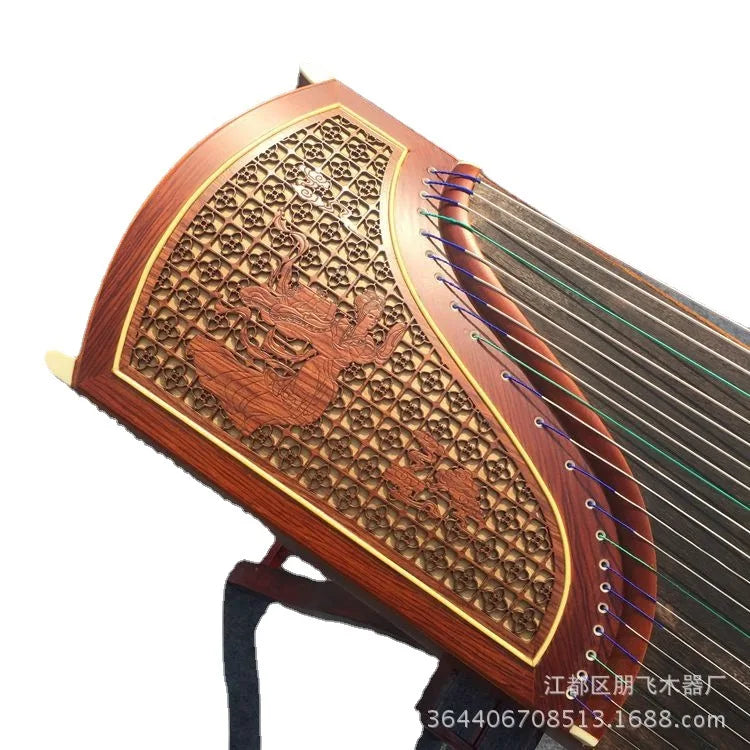 Guzheng, sandalwood window grilles professional performance grade guzheng instrumentos musicales