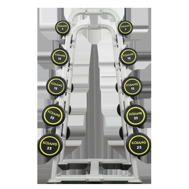 Gym Fixed Barbell Set 1.2M Straight and Curved Bar Set