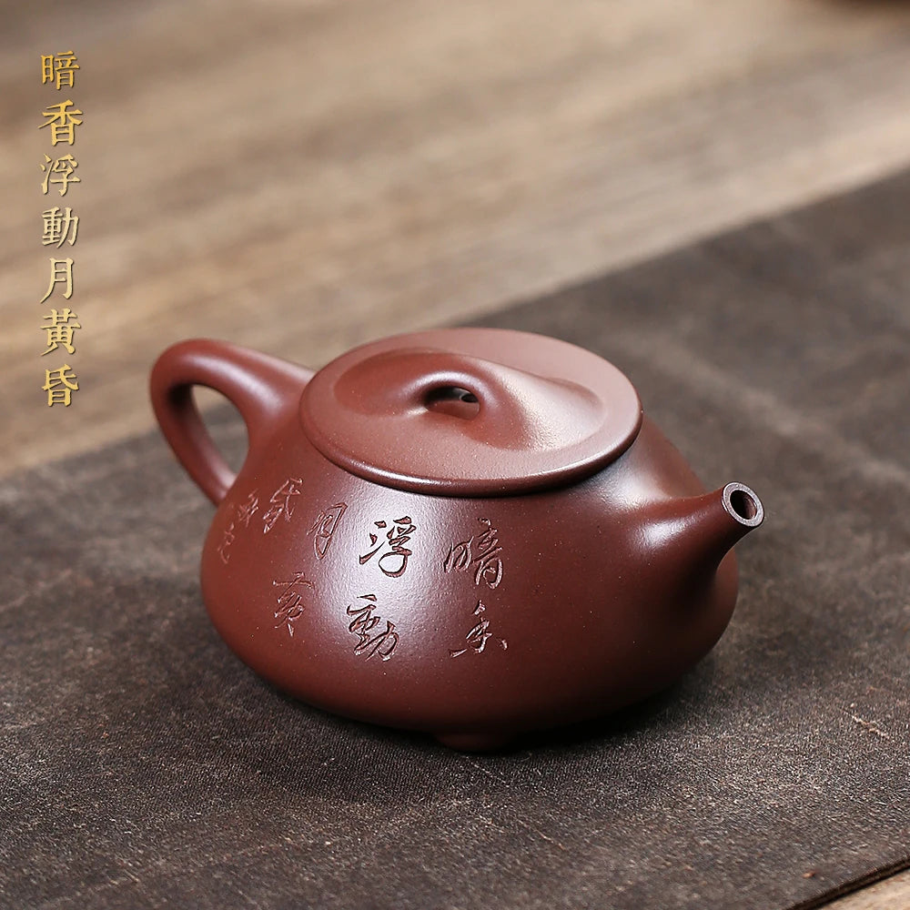 |H pot spring yixing are recommended by Malaysia is pure manual large teapot fine ore JingZhou stone gourd ladle pot