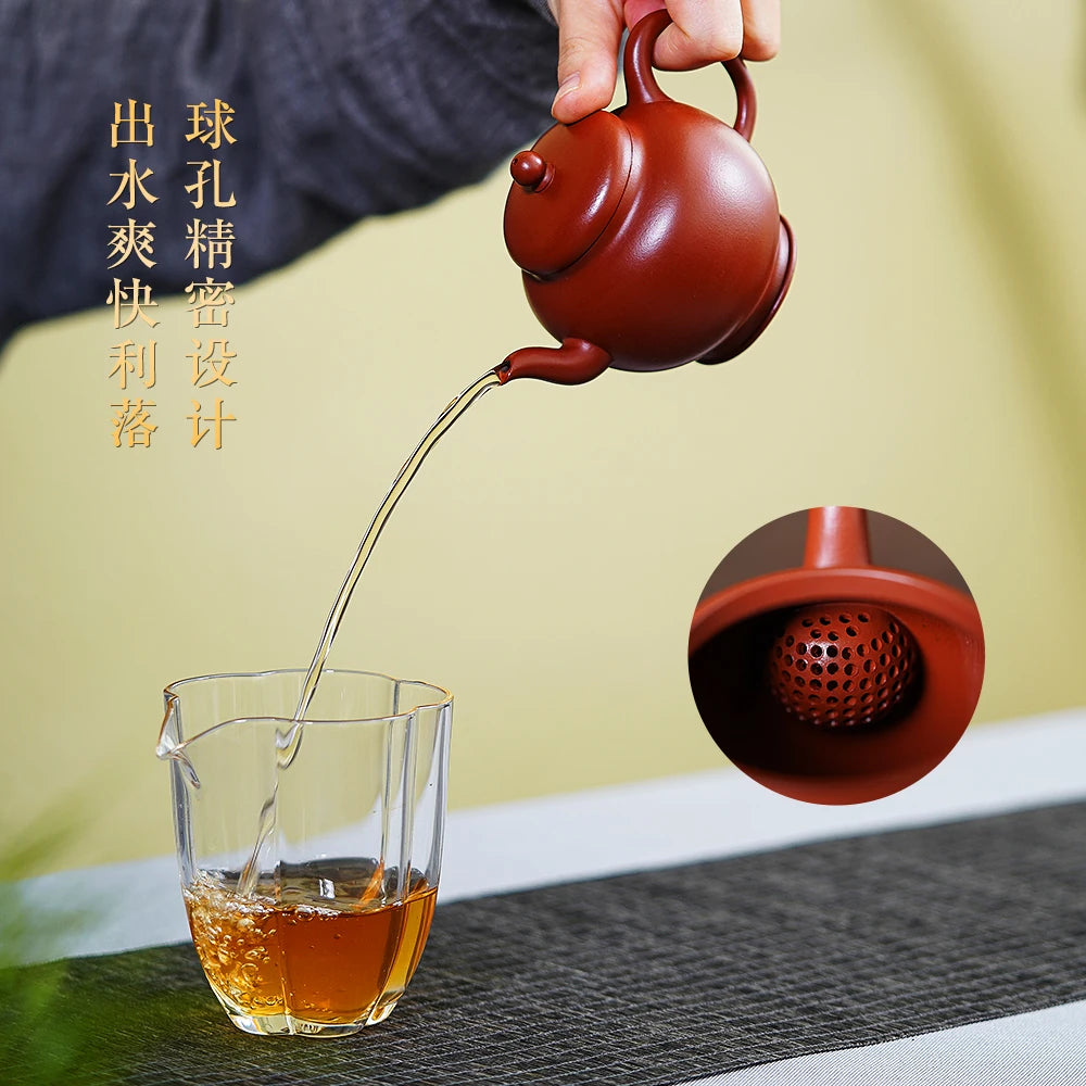 |H pot spring yixing are recommended by Shang Huagang pure manual teapot household kung fu zhu mud coats southern states