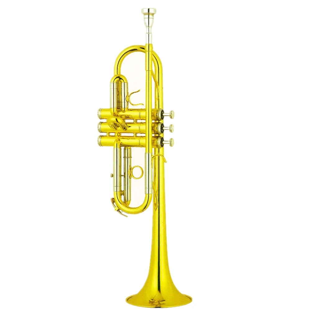 MMOOKA Professional grade C Key gold lacquer trumpet