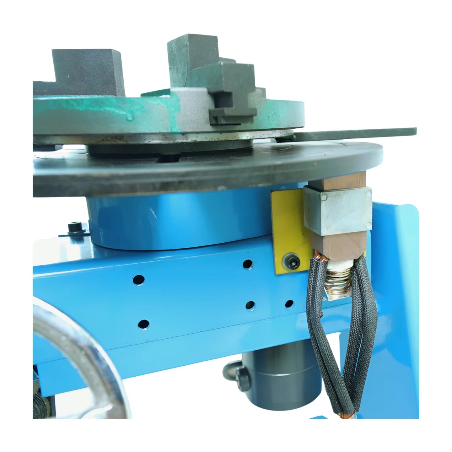 HD-100 100KG Welding Positioner Turntable Equipment Welding Rotator Rotary Welding Table Weld Positioning Equipmentwithout chuck