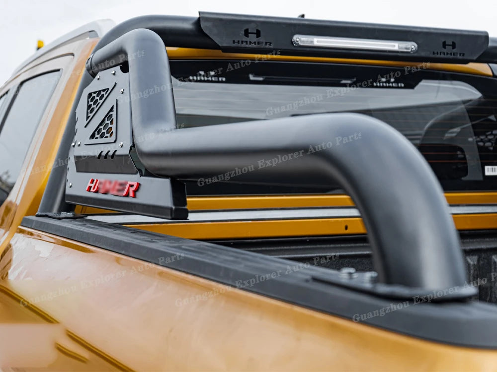 HM Universal Steel Roll Bar for Ranger Wildtrak Hilux Revo Rocco Vigo for Dmax for Navara D22 Pick Up Sport Roll Bar