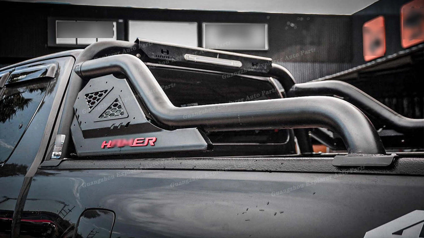 HM Universal Steel Roll Bar for Ranger Wildtrak Hilux Revo Rocco Vigo for Dmax for Navara D22 Pick Up Sport Roll Bar