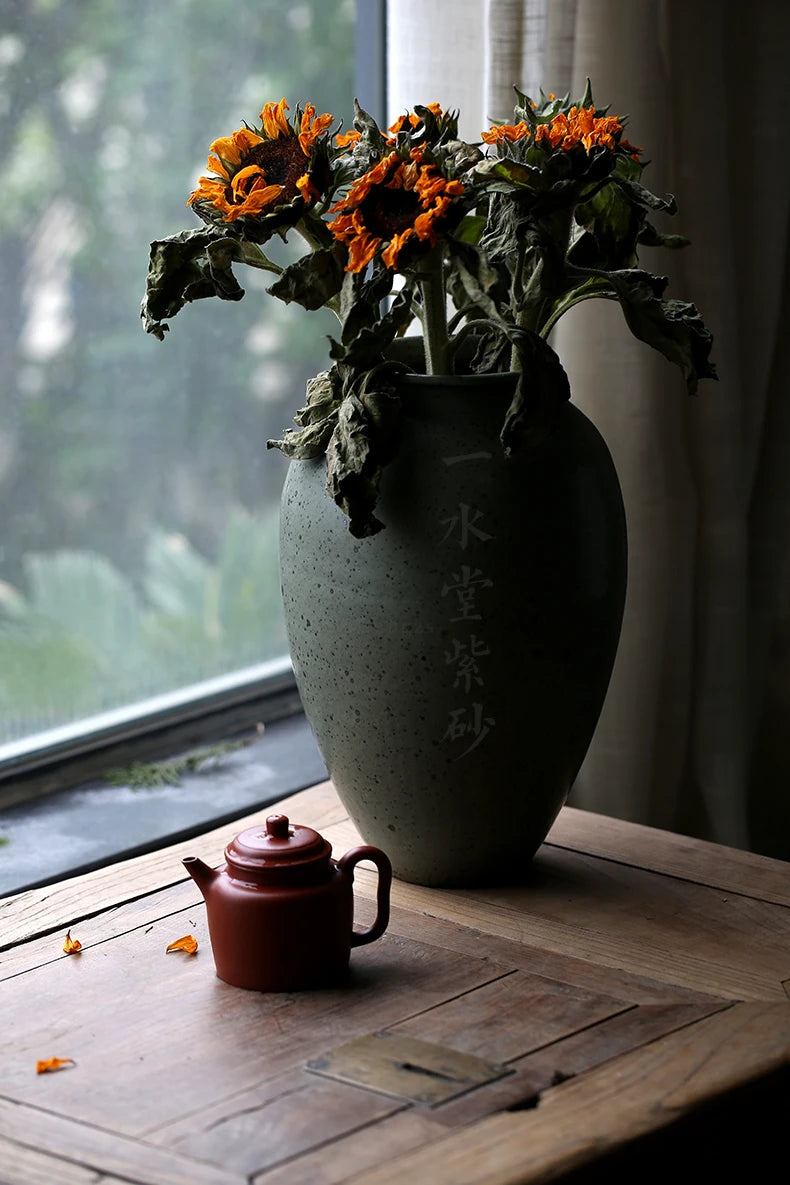 Yishuitang Yixing raw ore pure handmade purple clay pot Huanglongshan zhunigaode Zhonghu 200cc natural fold