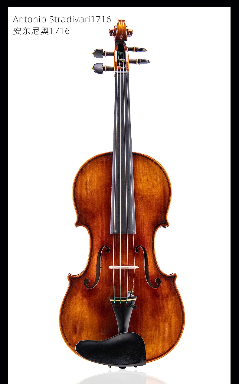 MMOOKA Taishi master violin! European tree! Copy of Antonio Stradivari 1716! Strong and deep tone! Free shipping! Aubbrt bridge!