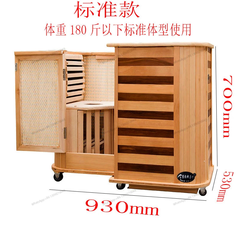 Half-body holographic energy health preservation warehouse, far-infrared sweat steaming room, household use, nano single person