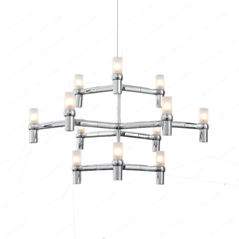 Hall Chandelier Villa Living Room Empty Dining-Room Lamp Personality Duplex Stairs Chandelier