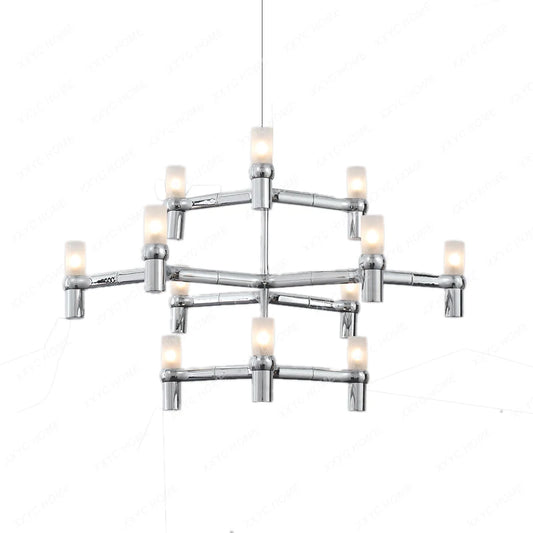 Hall Chandelier Villa Living Room Empty Dining-Room Lamp Personality Duplex Stairs Chandelier