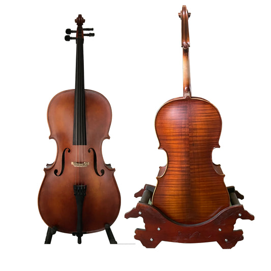 MMOOKA Handmade Copy of Pietro Rogeri, 1710, 1/4 Cello, All European Wood, Best Model!, 100% Antique and High Quality Kit