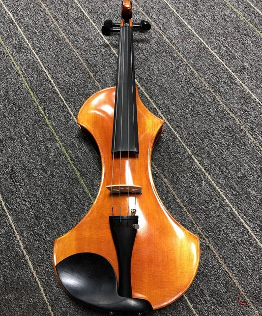 MMOOKA Handmade professional Flame Maple Electric Violin