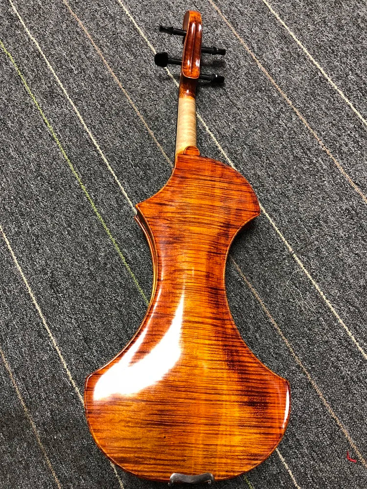 MMOOKA Handmade professional Flame Maple Electric Violin