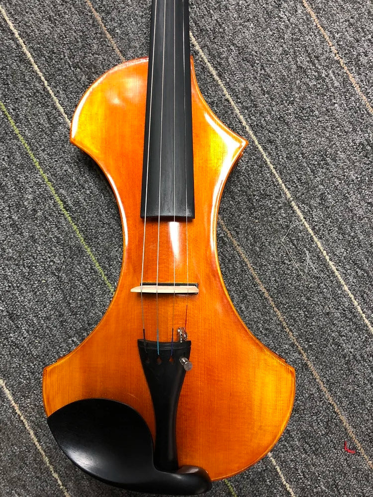 MMOOKA Handmade professional Flame Maple Electric Violin