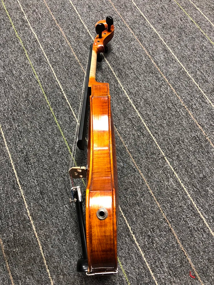 MMOOKA Handmade professional Flame Maple Electric Violin