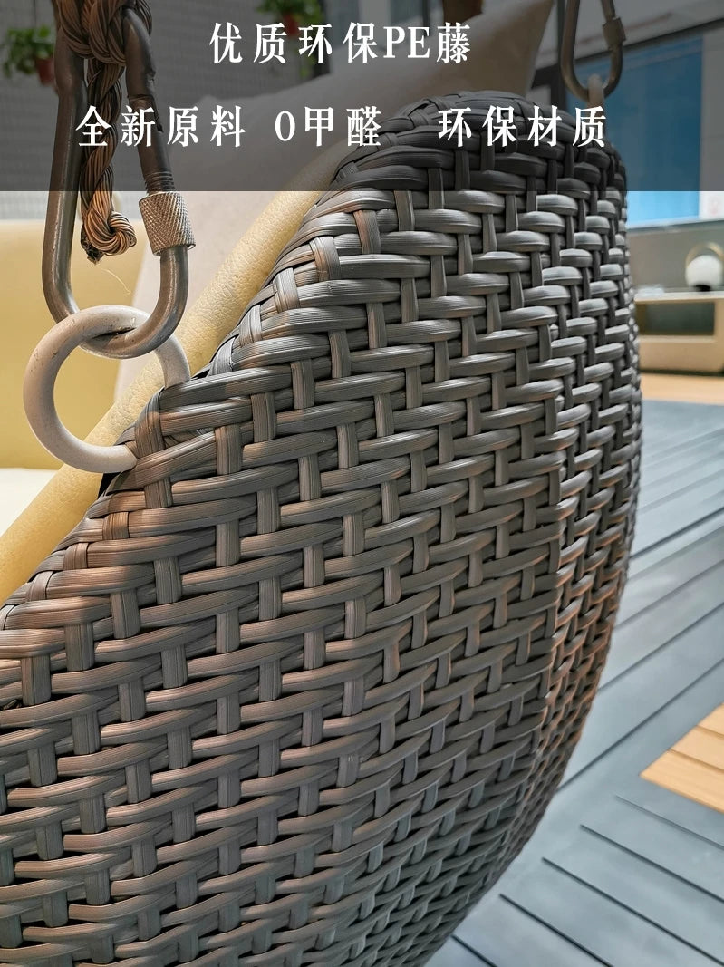 Hanging chair home cradle chair indoor swing single rocking chair balcony lazy bird's nest hanging basket rattan chair