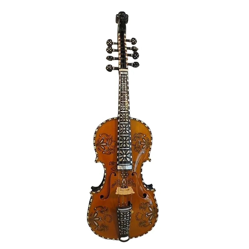MMOOKA Hardanger Norwegian fiddle 4/4 violin (4*4) of profession concert play #12925