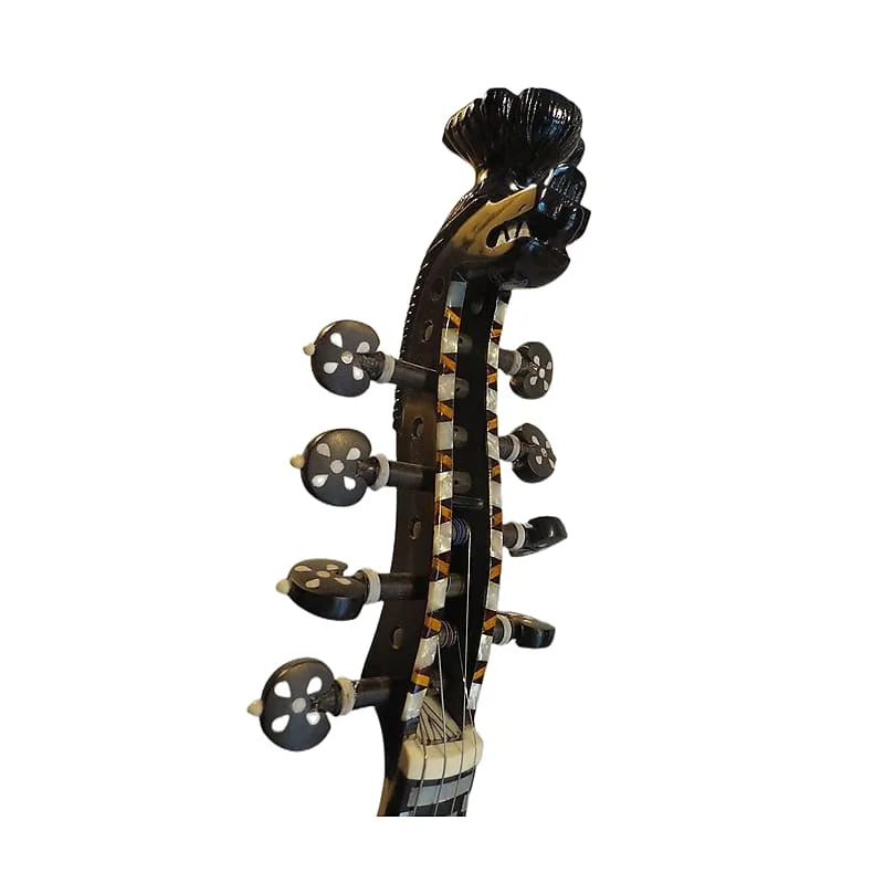 MMOOKA Hardanger Norwegian fiddle 4/4 violin (4*4) of profession concert play #12925