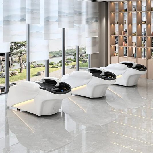 Head Spa Hair Washing Bed Luxury Smart Artifact Stylist Massage Shampoo Chair Salon Lettino Massaggio Salon Equipment MQ50XF