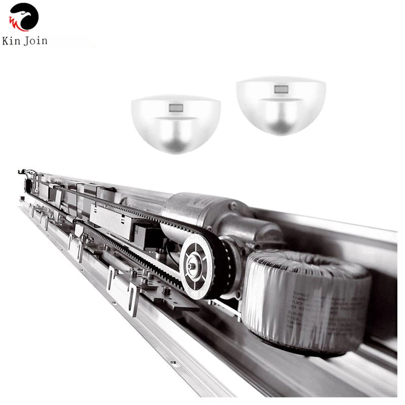 Heavy-Duty Automatic Induction Glass Door Operator System Single and Double Intelligent Identification Glass Door