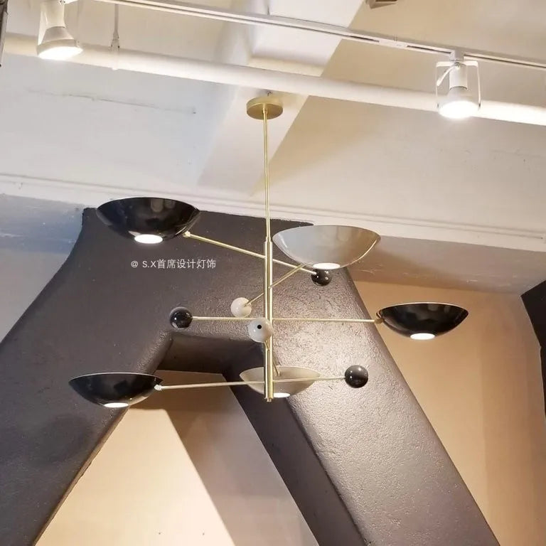 Chandelier post-modern minimalist villa Nordic restaurant studio bedroom creative personality Milan designer chandelier