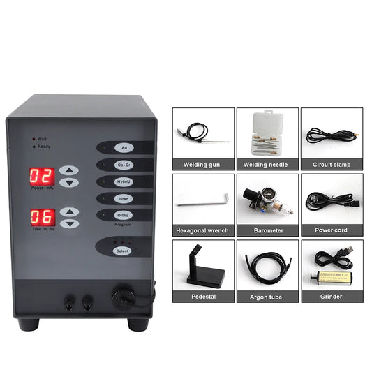 High Power Dental Spot Welding Machine Argon Arc Automatic Welder for Jewelry Welding Tool 110V/220V