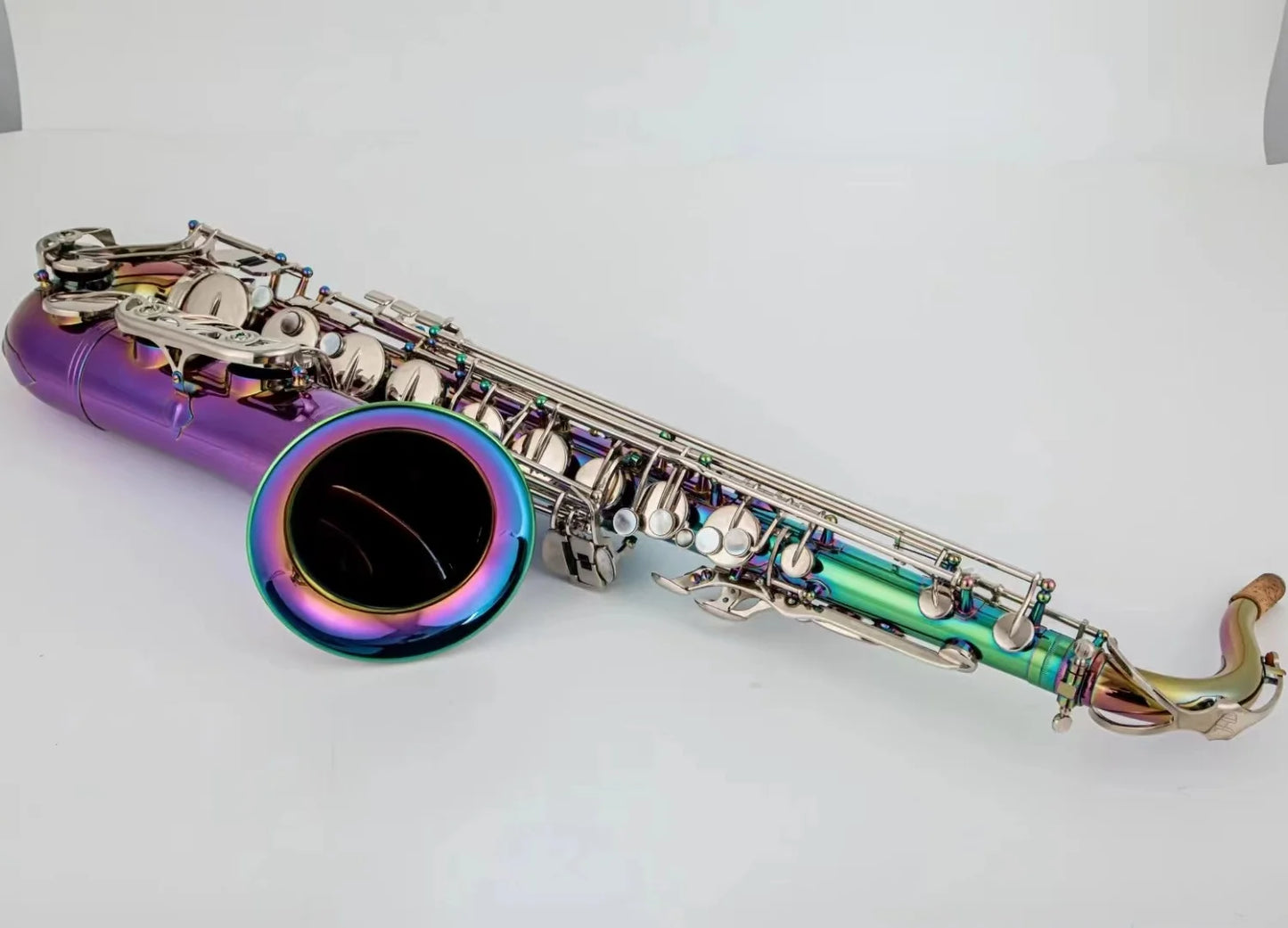 High Qrofession Tenor Saxophone Bb Tune lacquered Dazzling colour Woodwind Instrument With Case Accessories Free Shipping