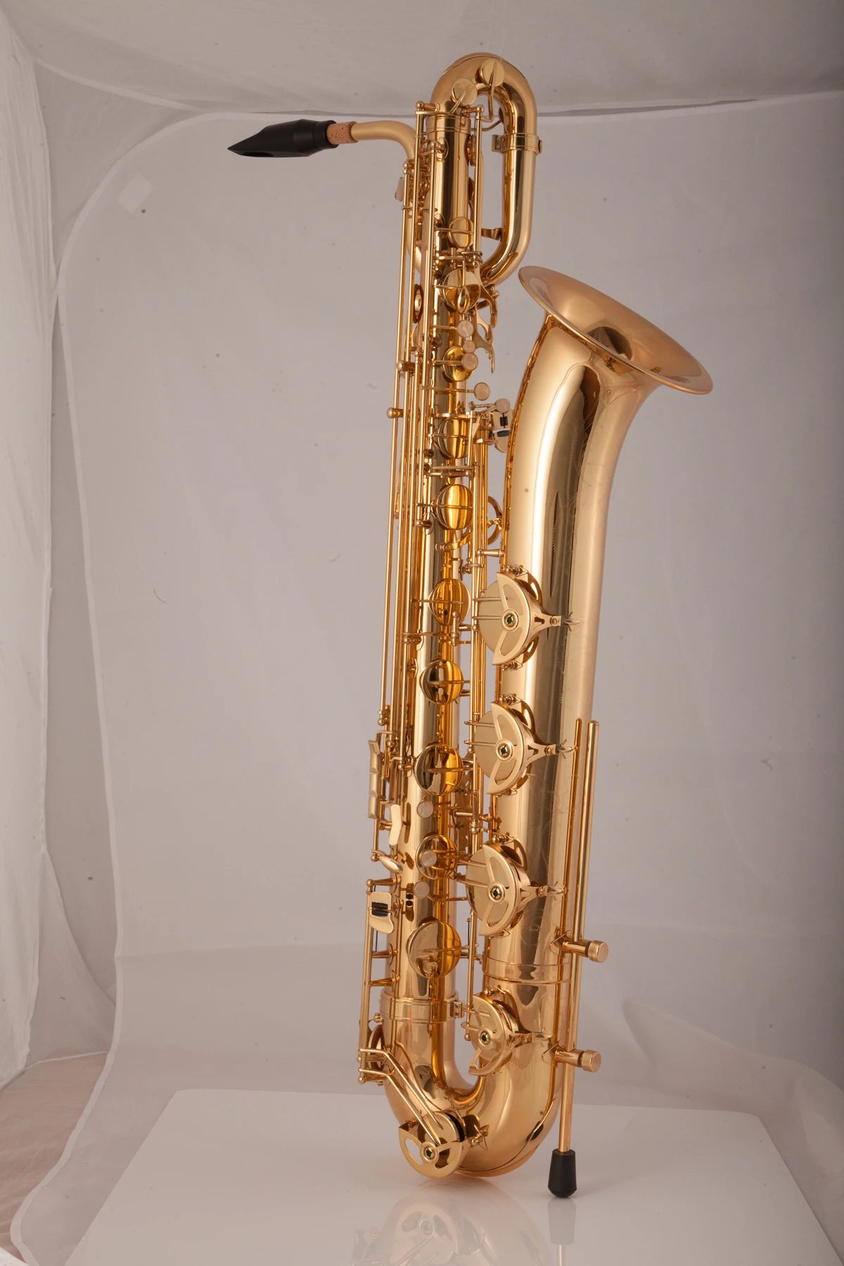 MMOOKA High Quality Baritone Saxophone E Flat Brass Plated Professional Woodwind Instrument With Case Sax Accessories