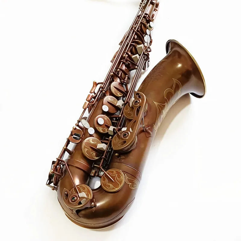 High Quality Brand  Tenor Saxophone Mark VI Antique Copper B-flat Tenor Sax Mark VI Retro Bronze Mouthpiece