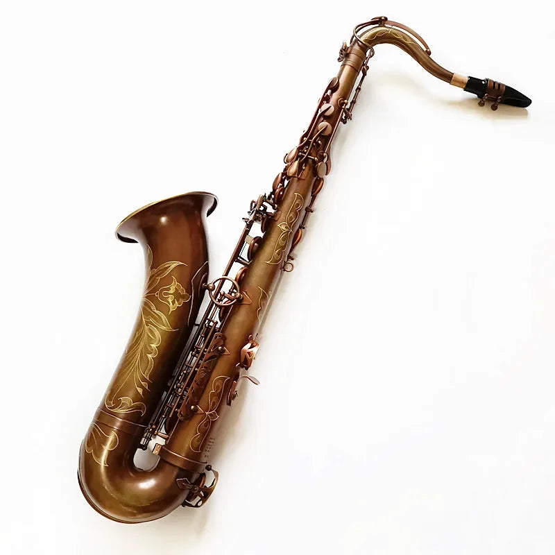 High Quality Brand  Tenor Saxophone Mark VI Antique Copper B-flat Tenor Sax Mark VI Retro Bronze Mouthpiece