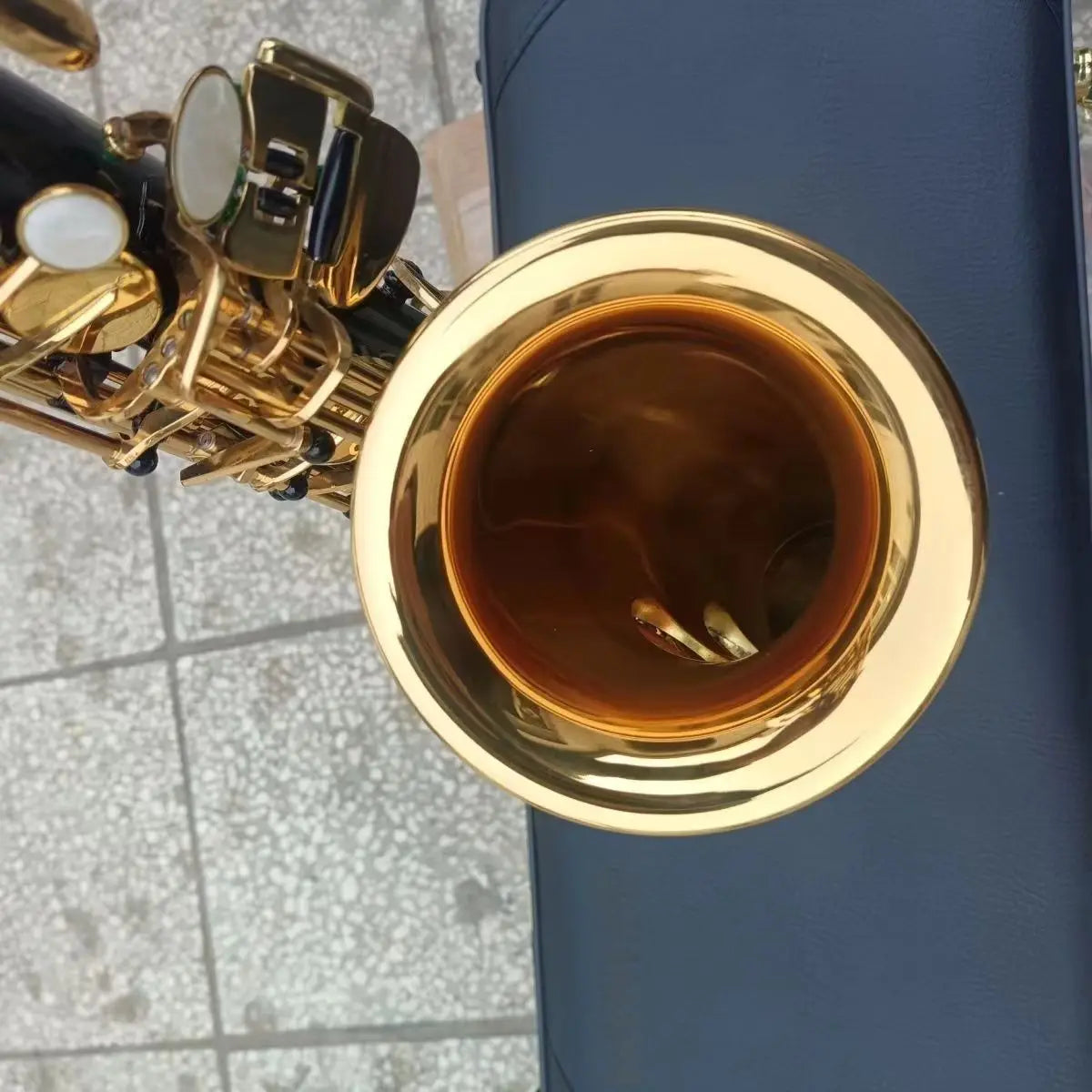 High-Quality Custom Made in Japan 82Z LOGO Alto Saxophone Gold Key Super Professional High Quality Black Gold Sax Mouthpiece