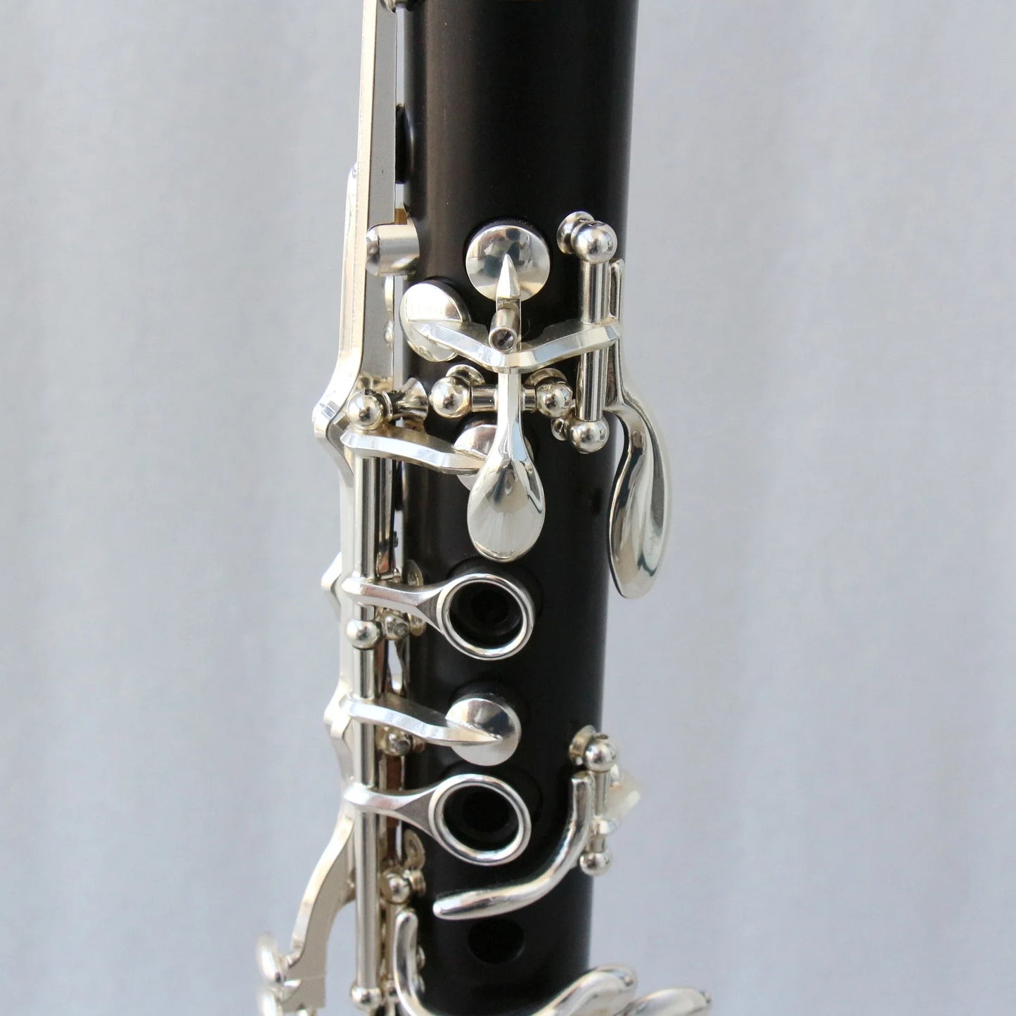 High Quality Ebony Body Clarinet 17 Keys Clarinet Silver Plated Professional Clarinet