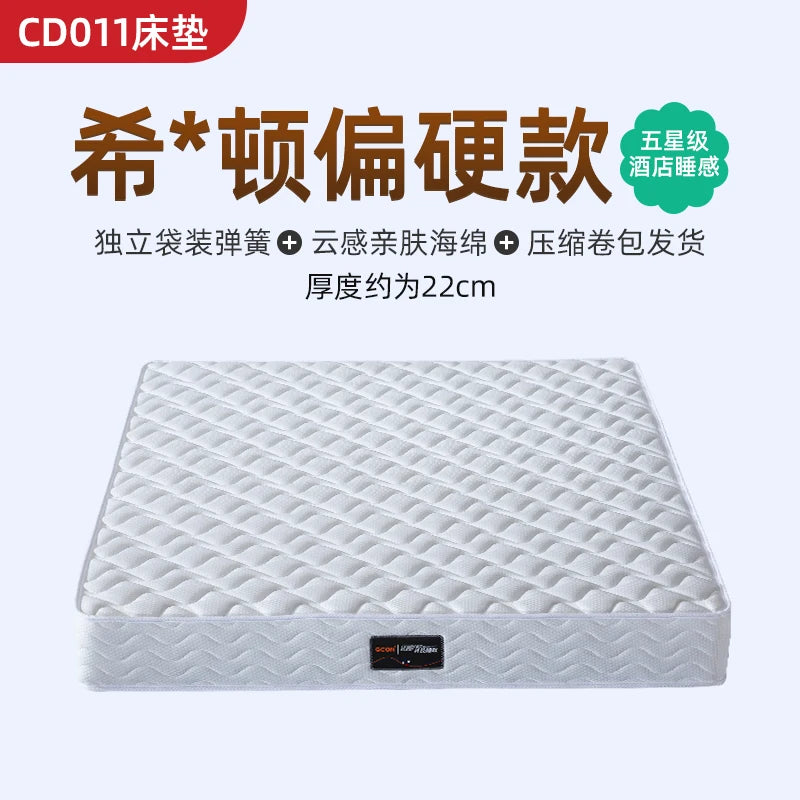 High Quality Folding Mattresses Spring Vacuum Bags King Size Twin Mattresses Queen Floor Colchones De Cama Bedroom Furniture